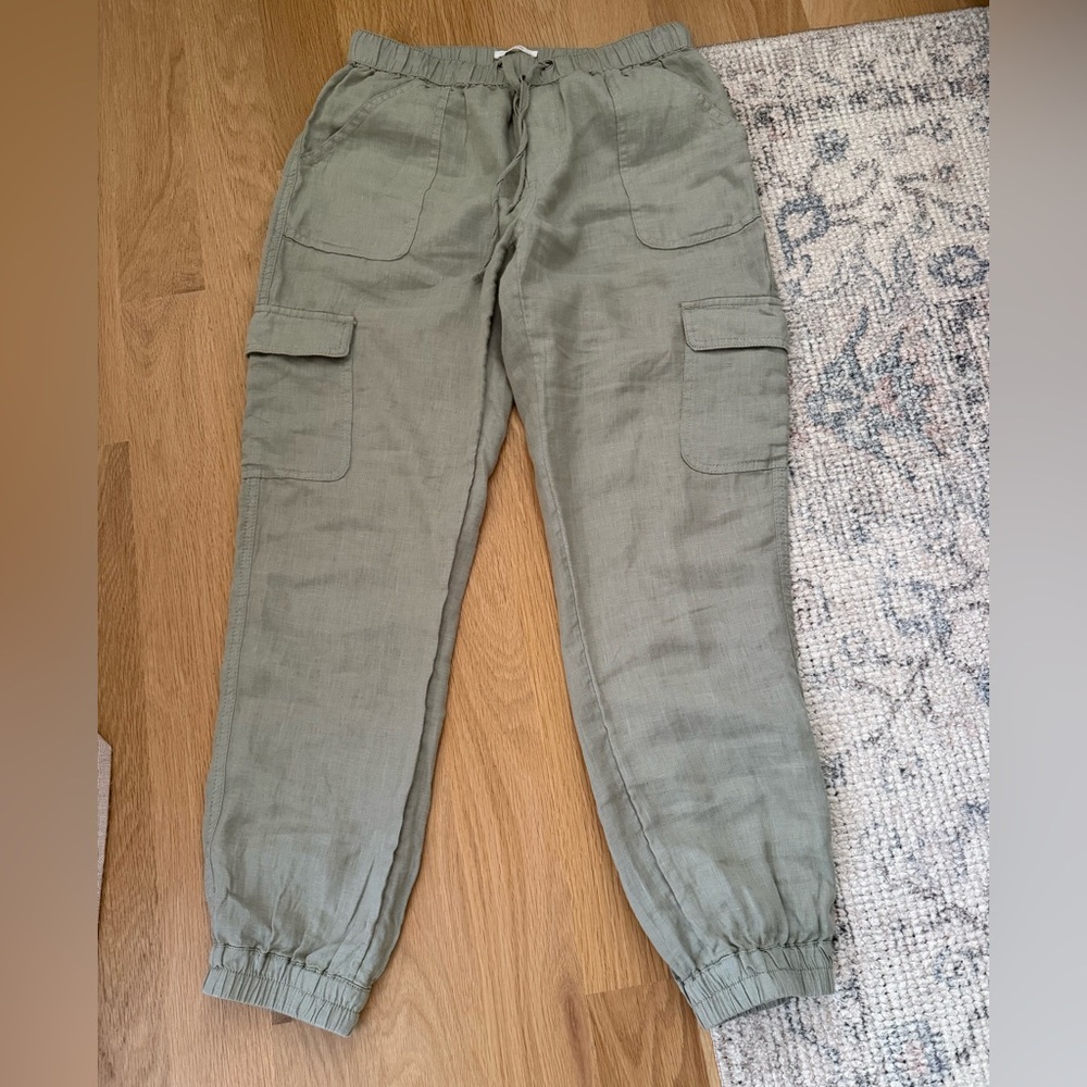 Nicole Miller Sage Linen Pants
